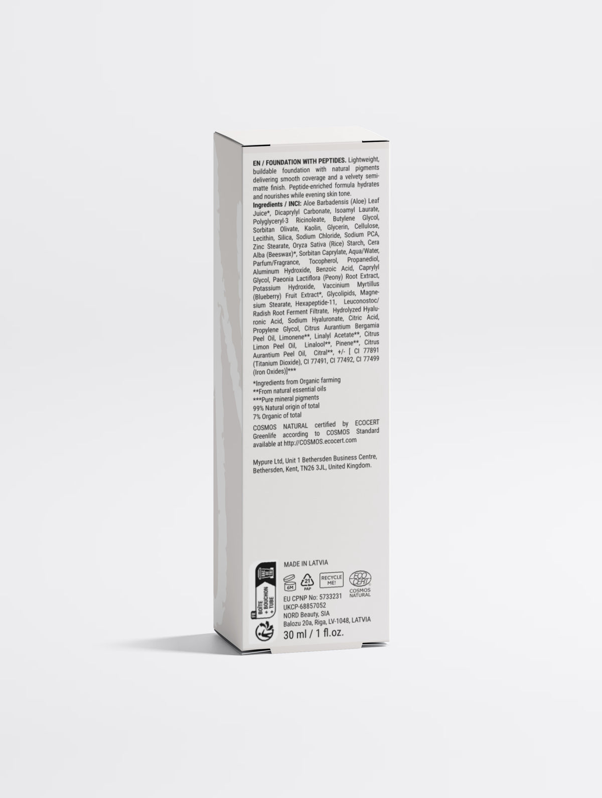 Fond de teint aux peptides, 25 Medium Warm