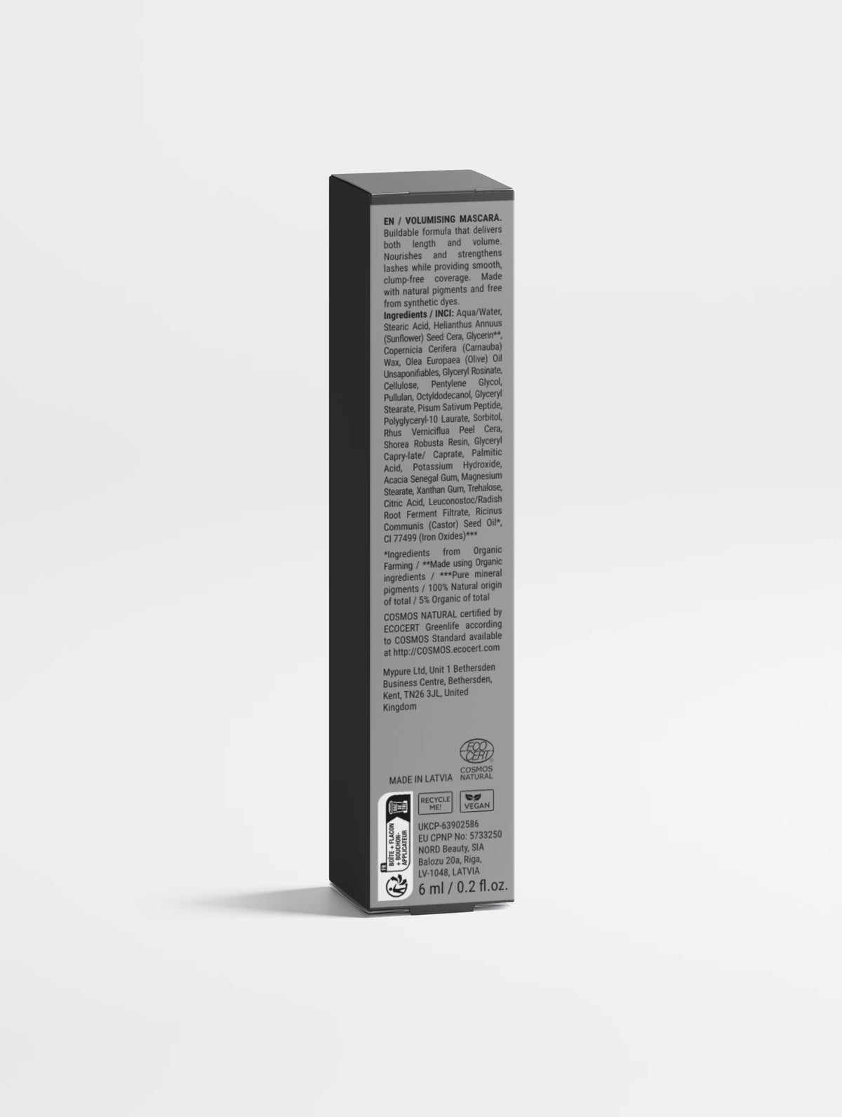 Mascara allongeant et volumisant