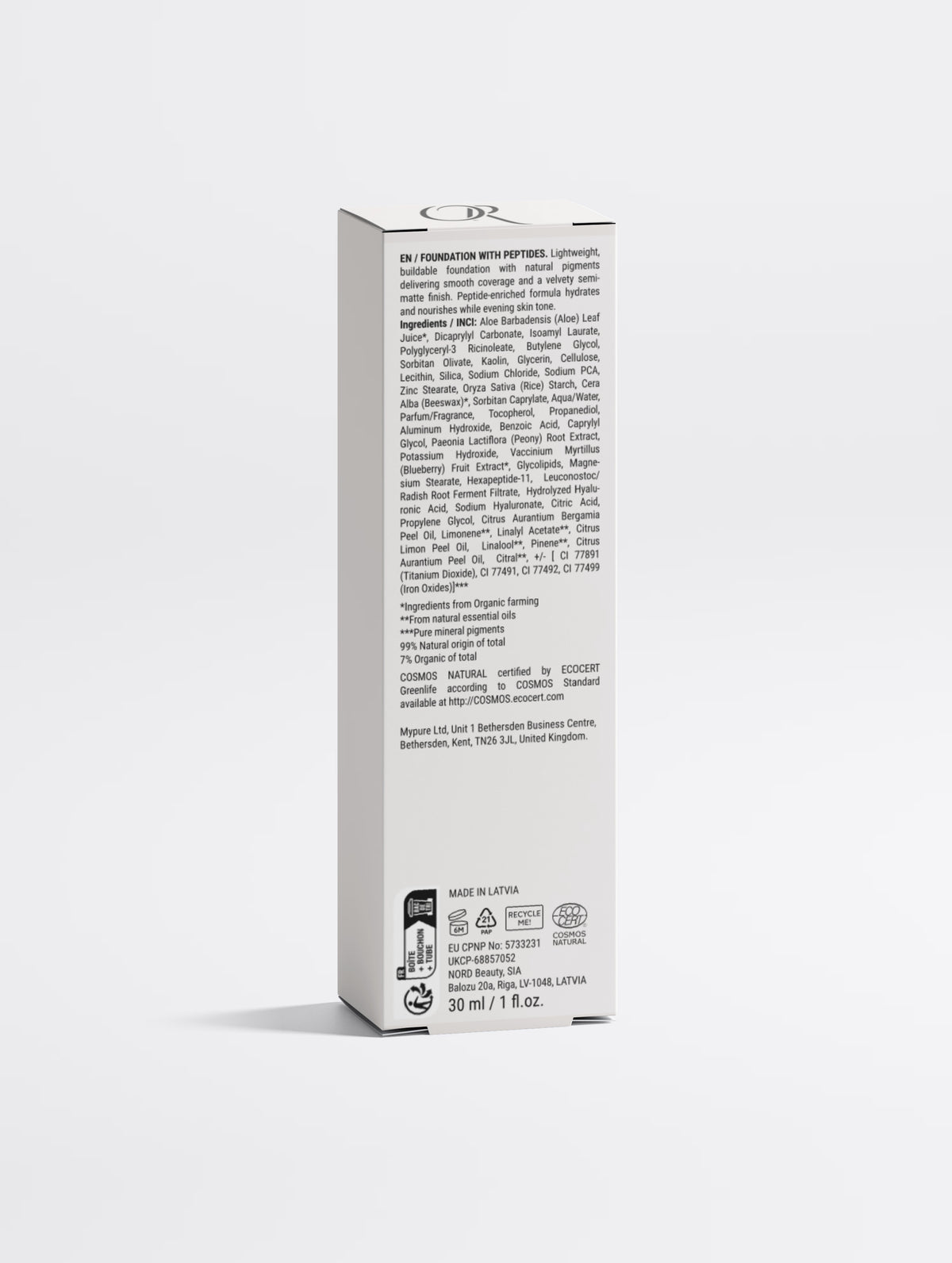 Fond de teint aux peptides, 05 Clair neutre